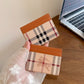 Luxury Quilted Wallet Card Case