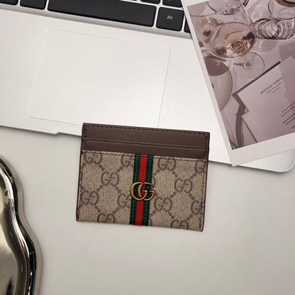 Urban Slim Fold Card Case Cover - Blus | Slim Leather Wallet Card Holder