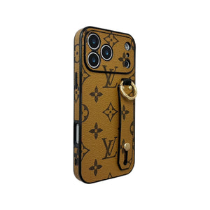 Luxury Shockproof iPhone Case with Hand Grip