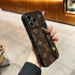 Luxury Shockproof iPhone Case with Hand Grip