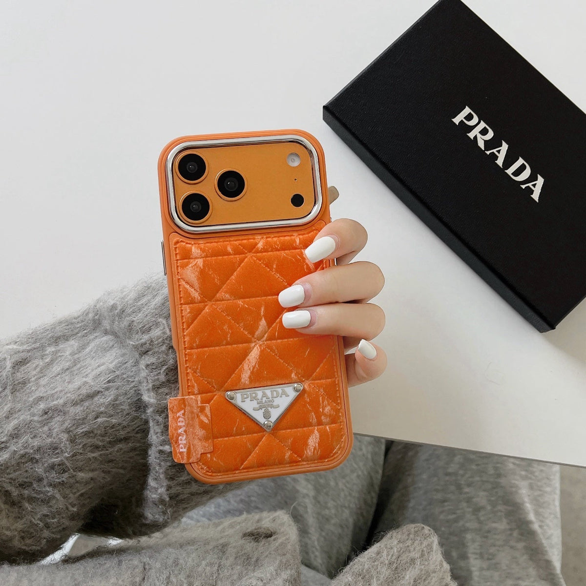 Luxury Monogram Protective iPhone Case - LV / For iPhone 14 Pro | Luxury Protective Case with Raised Lens Bezel