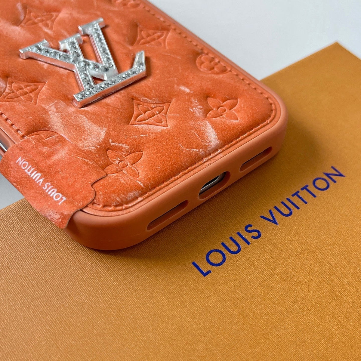 Luxury Monogram Protective iPhone Case - LV / For iPhone 16 Pro | Luxury Protective Case with Raised Lens Bezel