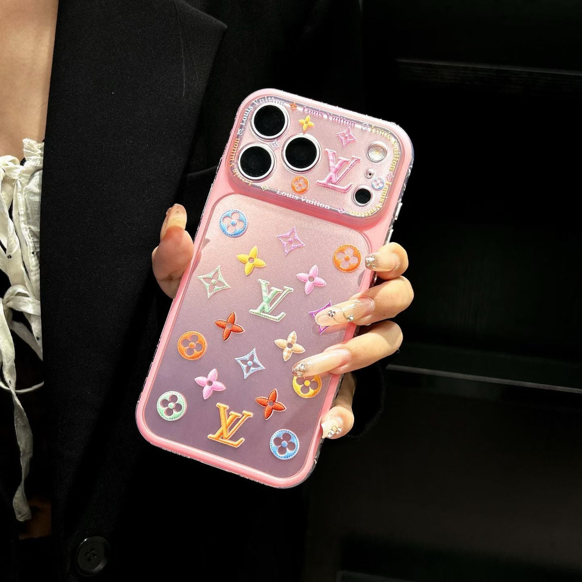Executive Shockproof Protective iPhone Case - For iPhone 15 Pro | Luxury Protective Case with Raised Lens Bezel