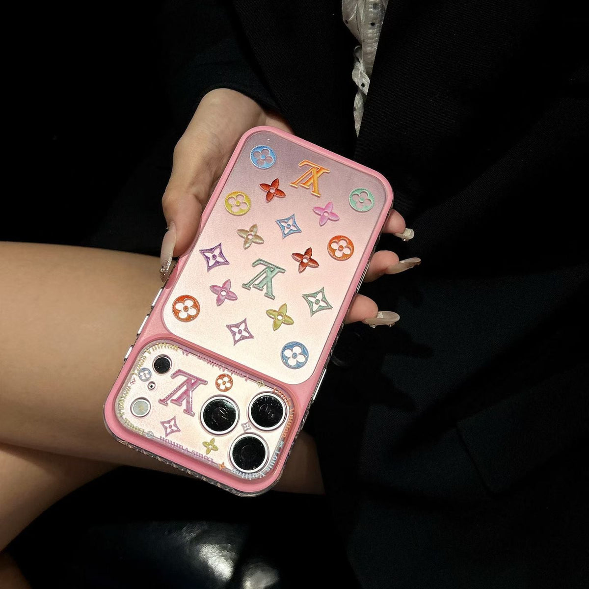 Executive Shockproof Protective iPhone Case - For iPhone 15 Pro Max | Luxury Protective Case with Raised Lens Bezel
