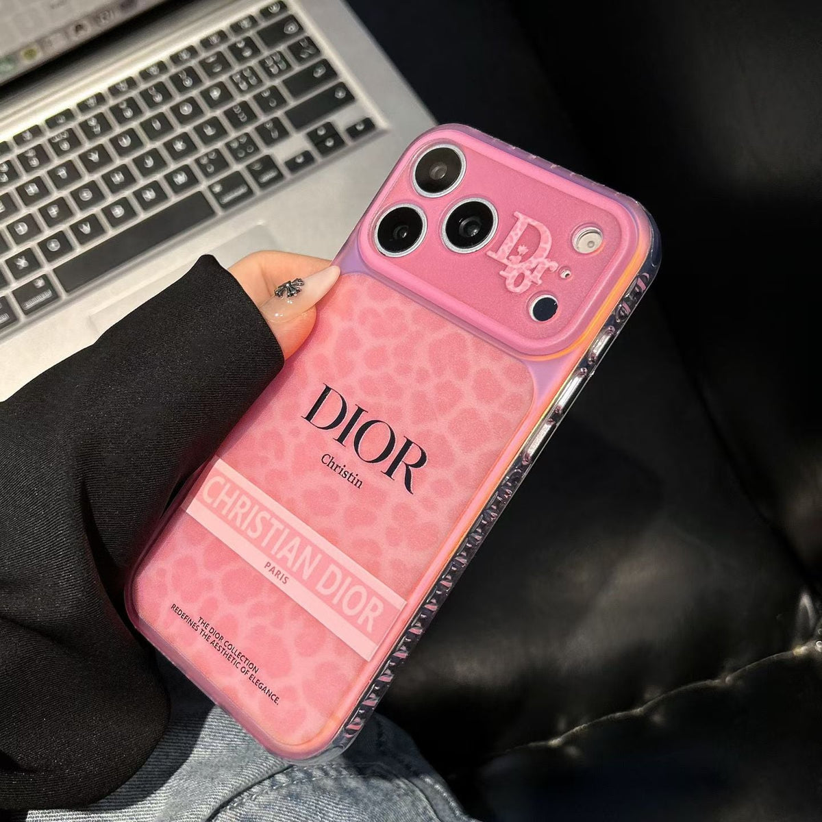 Luxury Armor Protective iPhone Case - For iPhone 16 Pro Max | Luxury Protective Case with Raised Lens Bezel
