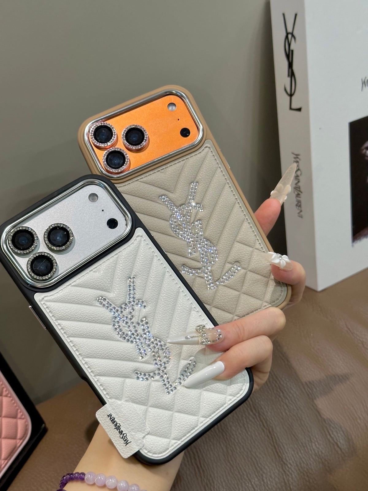 Luxury Carbon Fiber Texture iPhone Case - Black / For iPhone 14 | Luxury Protective Case with Raised Lens Bezel