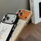Luxury Carbon Fiber Texture iPhone Case - Black / For iPhone 14 Pro | Luxury Protective Case with Raised Lens Bezel