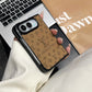 CaseStylePro Heritage Monogram Pattern Luxury Case for iPhone