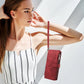 Zipper Leather Wallet Folio Case with Wrist Strap - view 2