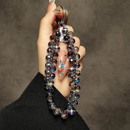 Crystal Bead Phone Wrist Chain