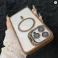 Magnetic Camera Ring Stand Case with Lens Protector - Desert Gold