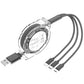 3-in-1 Retractable Charging Cable