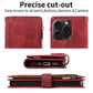 Zipper Leather Wallet Folio Case with Wrist Strap - view 3
