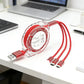 3-in-1 Retractable Charging Cable