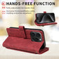 Zipper Leather Wallet Folio Case with Wrist Strap - view 4