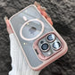 Magnetic Camera Ring Stand Case with Lens Protector - Pink