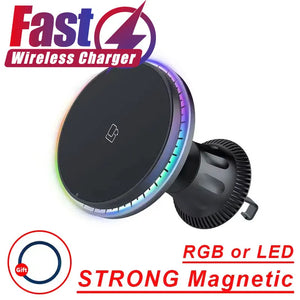 Magnetic RGB Car Wireless Charger