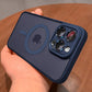 Matte Armor Magnetic Case with Camera Guard - Navy Blue