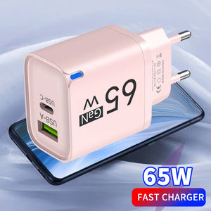 65W GaN Fast Charger (2-Port)