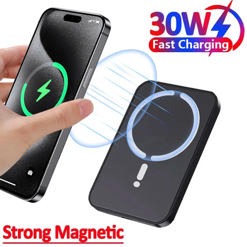 30W Magnetic Car Wireless Charger