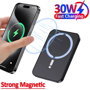 30W Magnetic Car Wireless Charger