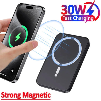 30W Magnetic Car Wireless Charger