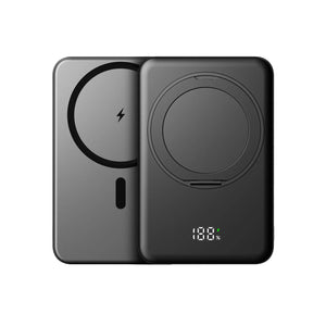 Slim Magnetic Power Bank with Stand