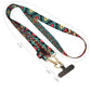 Retro Pattern Crossbody Phone Strap