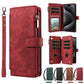 Zipper Leather Wallet Folio Case with Wrist Strap - view 1
